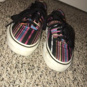 Kids Vans size 13 multi-color